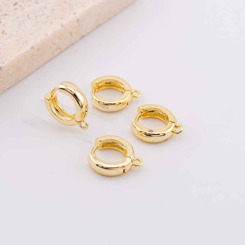 Patente micropave con baño de 18k