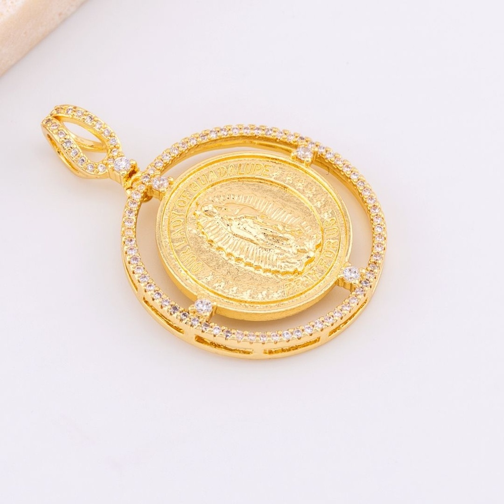 DIje micropave religioso baño de 18k