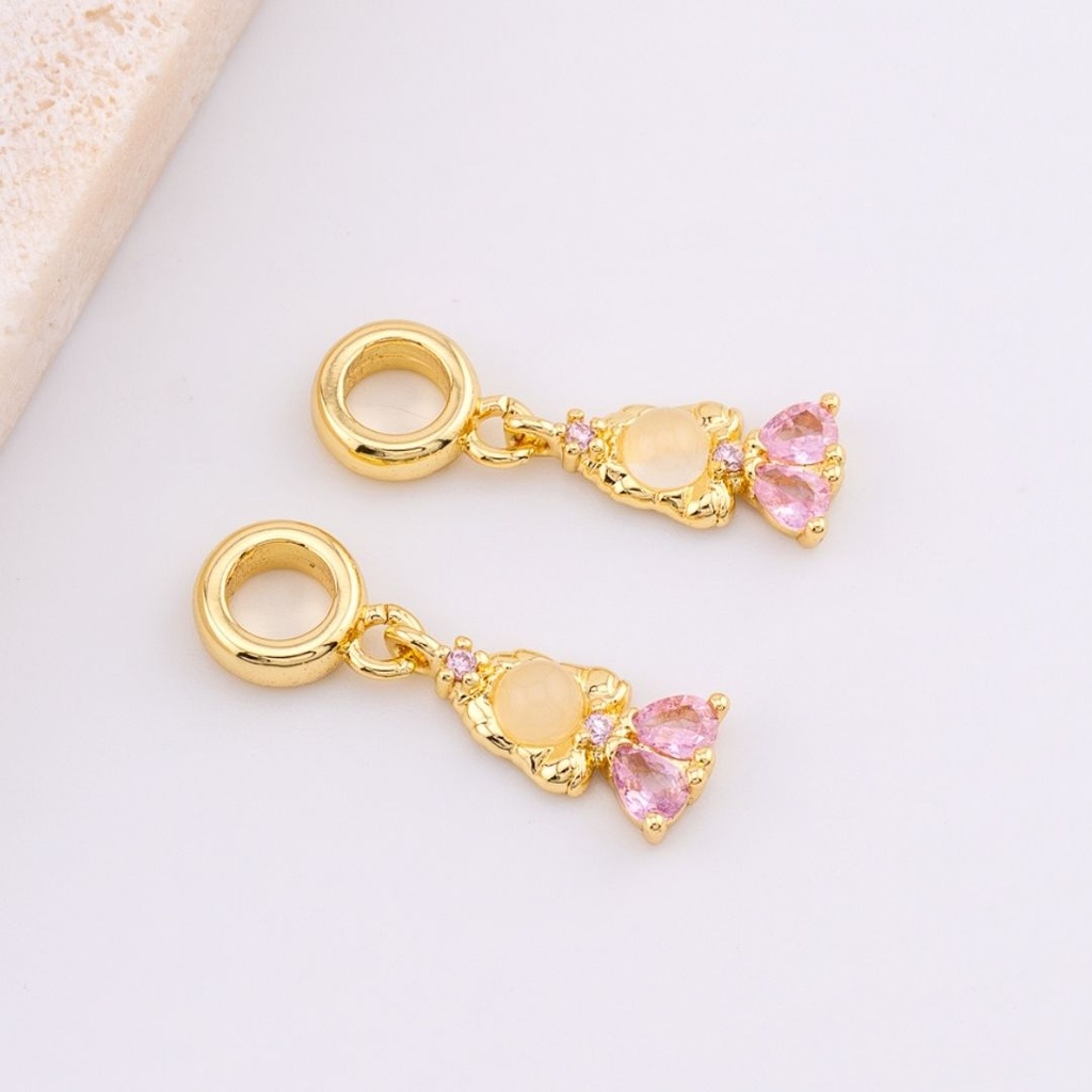 Mini dije princesa con micropave baño 18k 