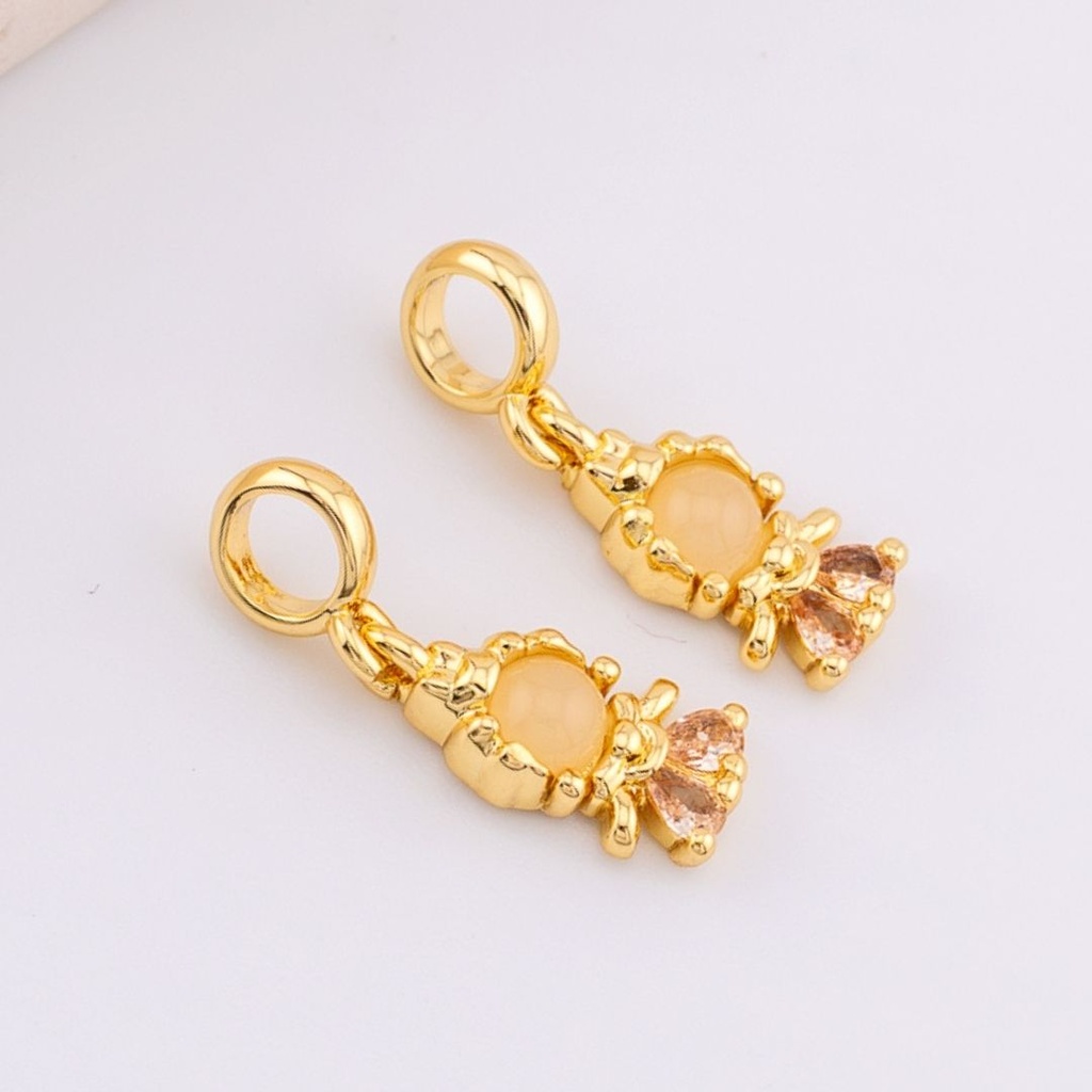 Mini dije princesa con micropave baño 18k 