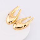 Aretes gota chunky baño 18k