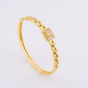 Pulsera brazalete baño 18k