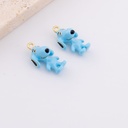DIje snoopy  esmaltado baño de 18k