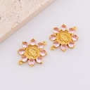 Enlace virgen micropave religioso con baño 18k