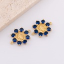Enlace virgen micropave religioso con baño 18k