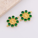 Enlace virgen micropave religioso con baño 18k