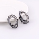 Aretes zirconia baño 18k