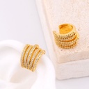 Aretes earcuff baño 18k