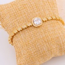 Pulsera con zirconias baño 18k