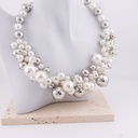 Collar de perlas baño 18k