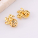 DIje mini en micropave pulpo baño de 18k