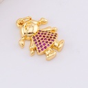 DIje micropave niña baño de 18k
