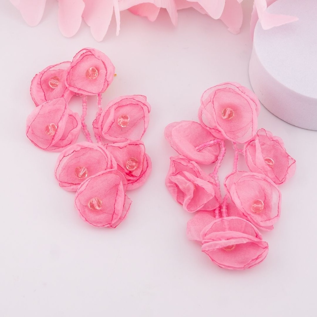 Aretes colgantes artesanales