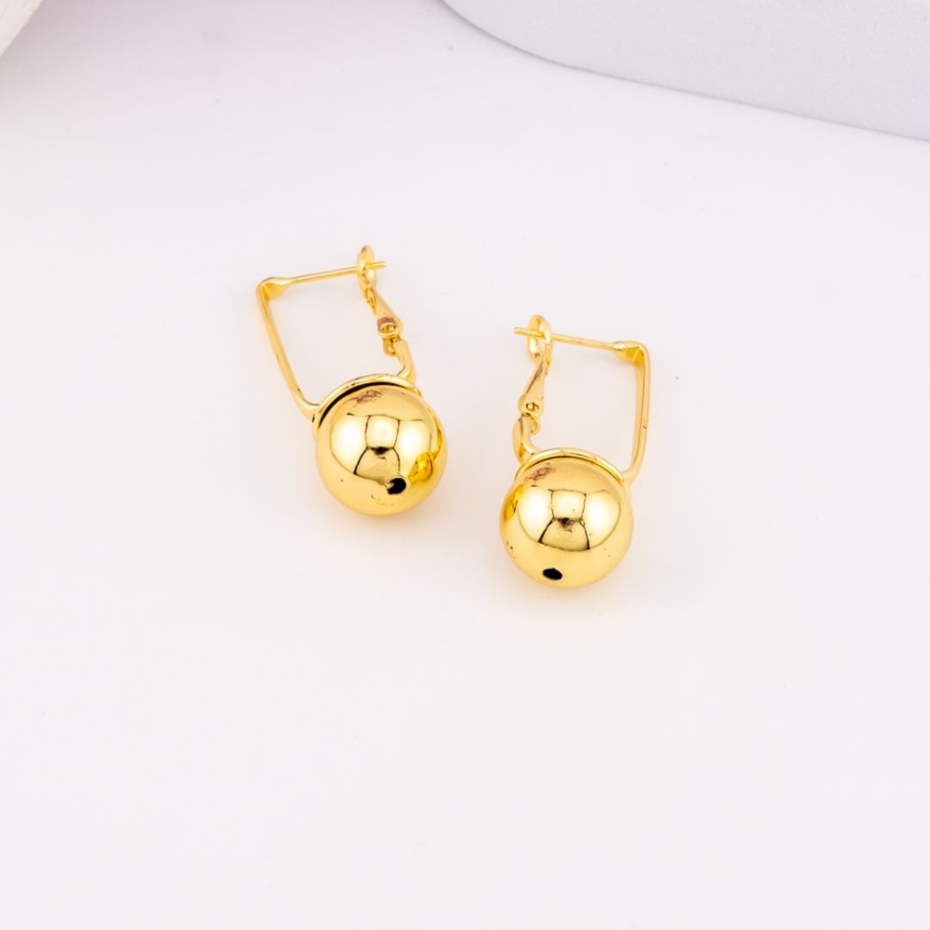 Aretes baño 18k