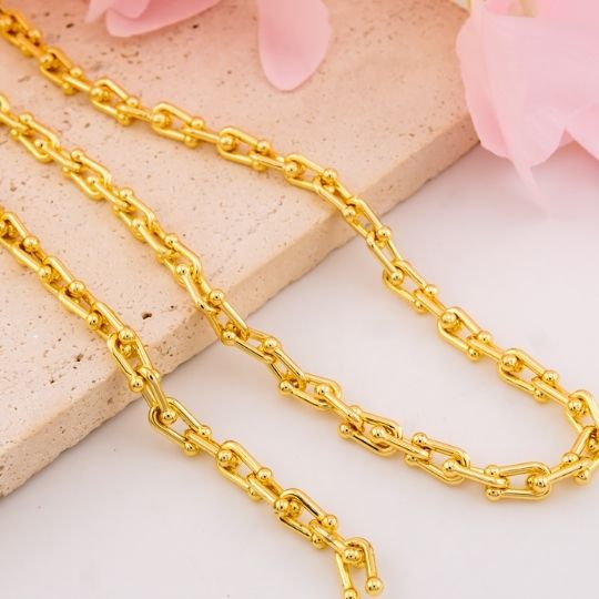 Cadena por yarda baño 18k