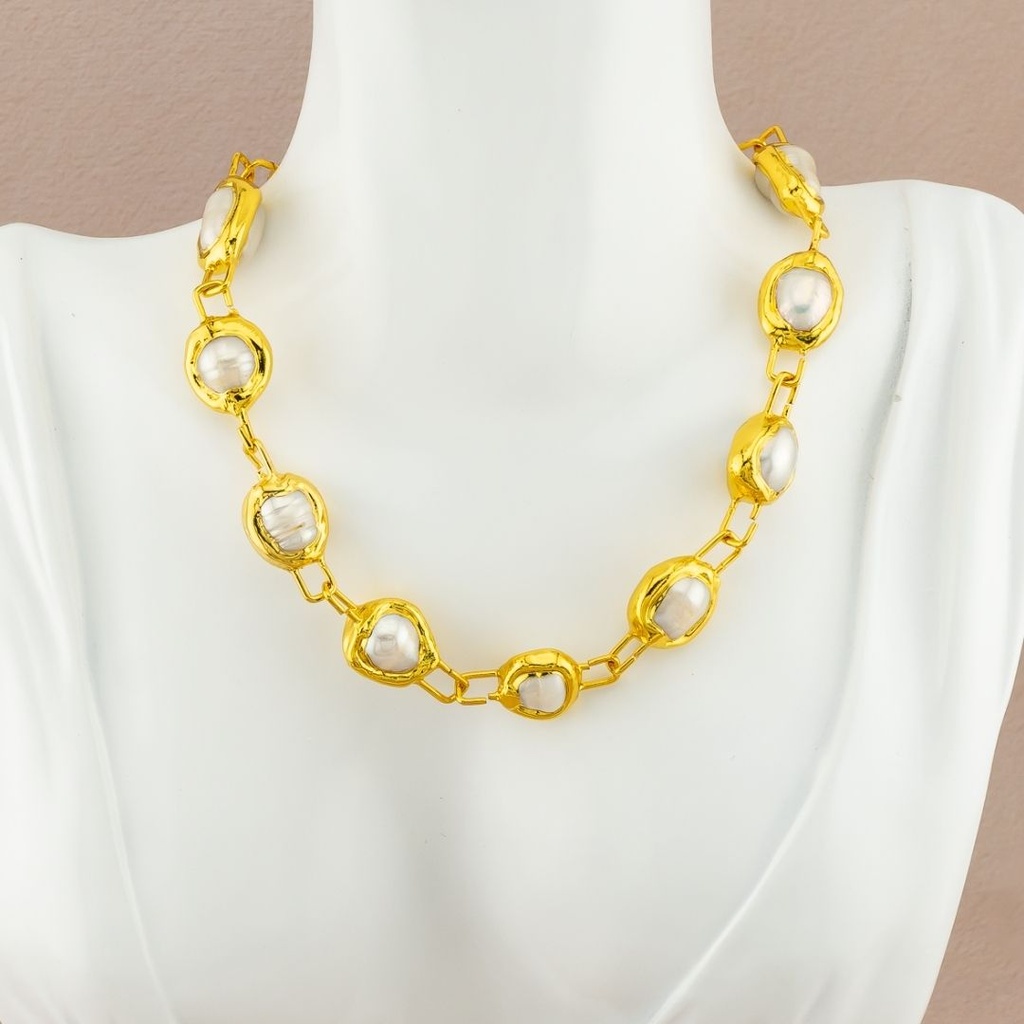 COLLAR PERLA BARROCA