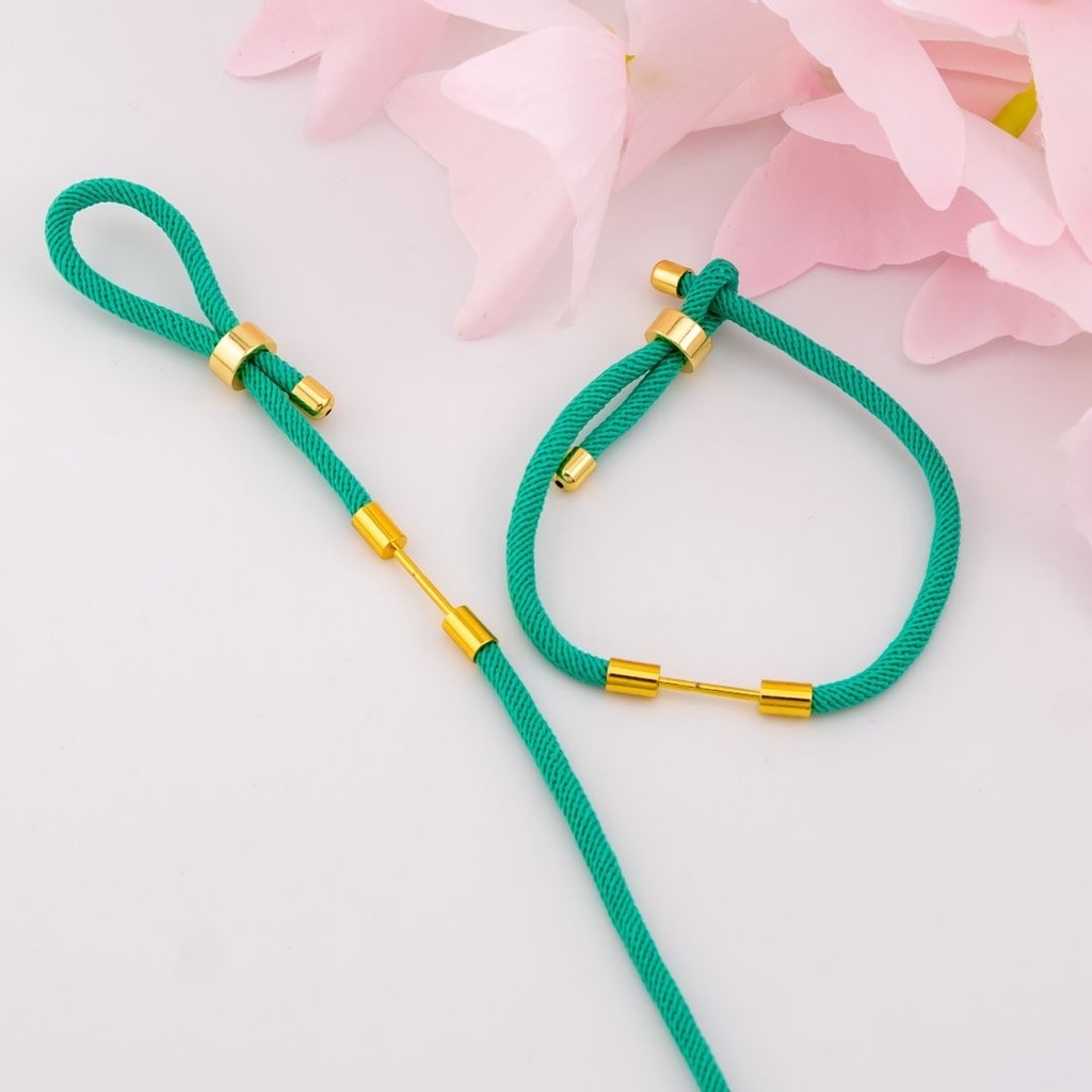 Pulsera ajustable baño 18k