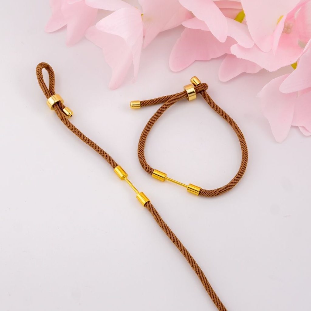 Pulsera ajustable baño 18k