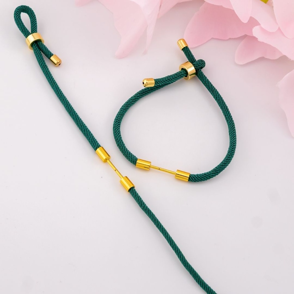 Pulsera ajustable baño 18k