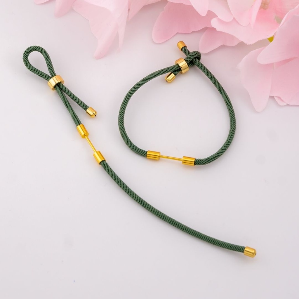 Pulsera ajustable baño 18k