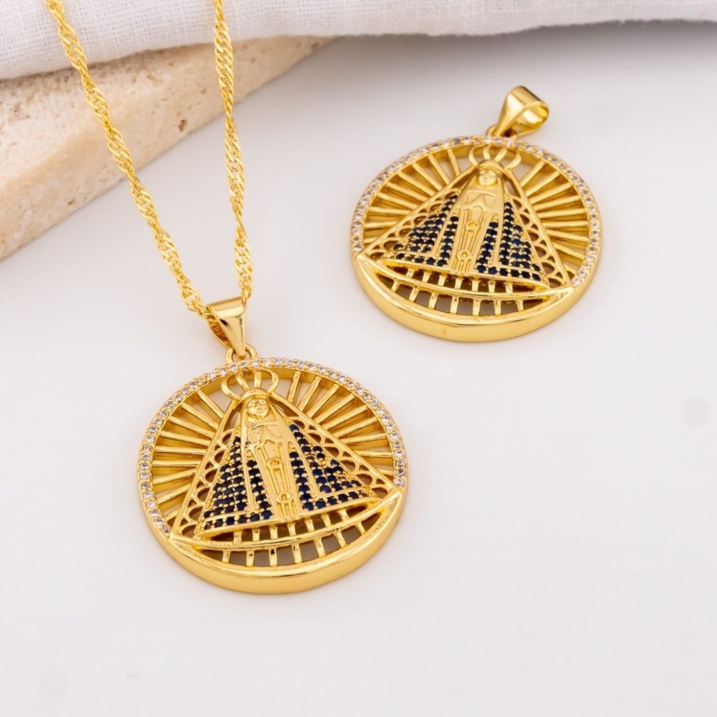 Dije religioso baño 18k