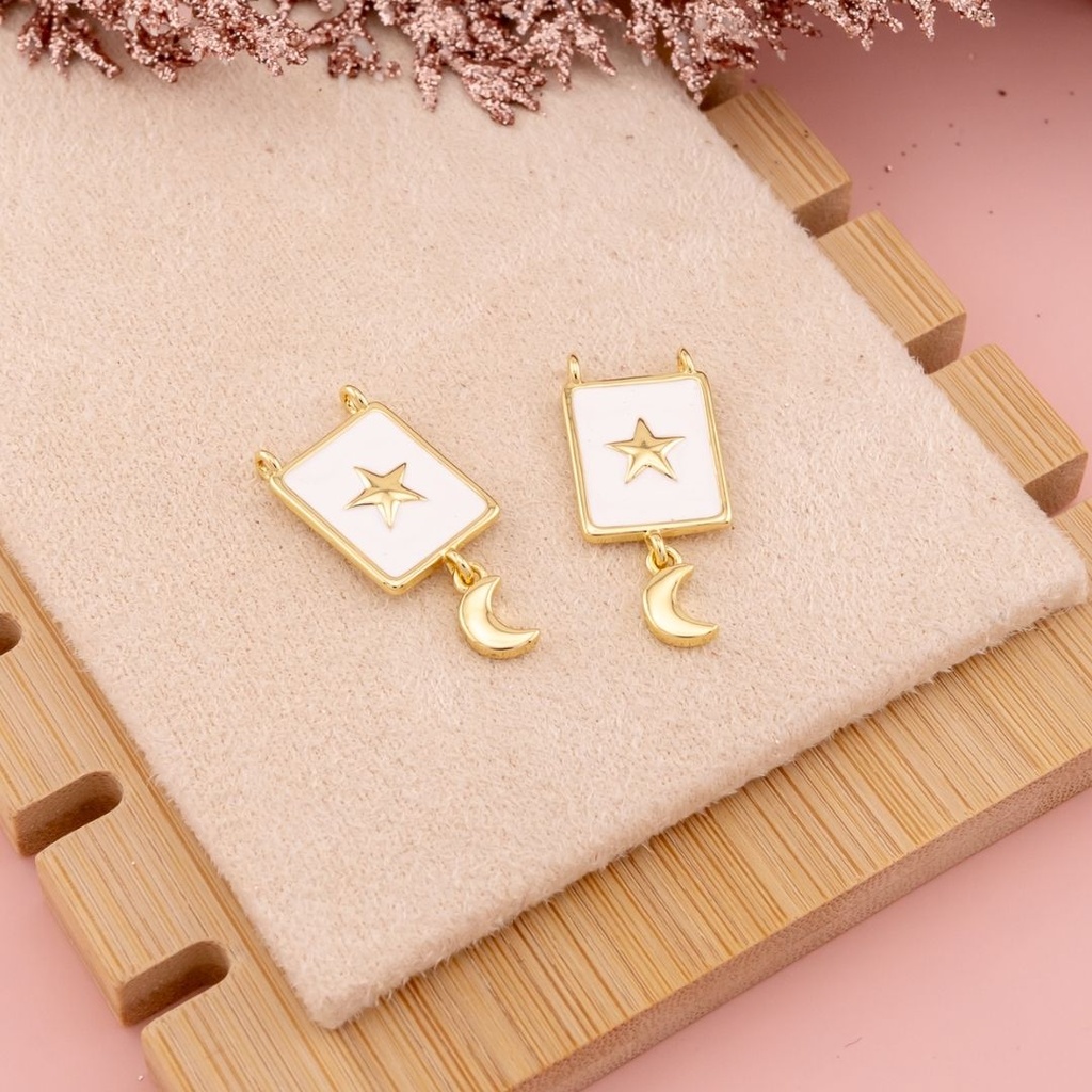 Escapulario ESTRELLA con colgante baño 18k