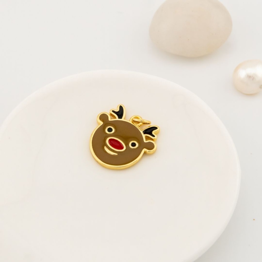  Dije navideño baño 18k