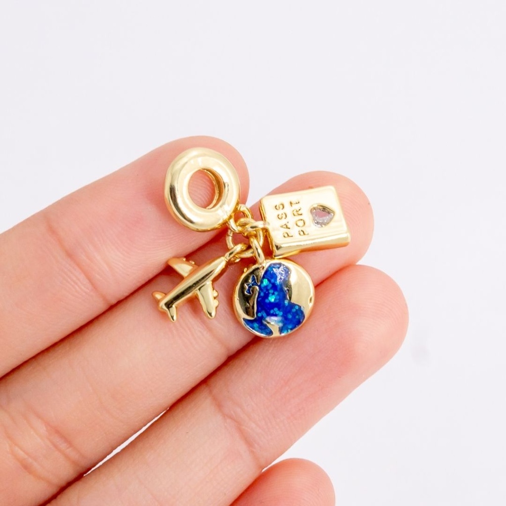 Charm de viaje baño 18k