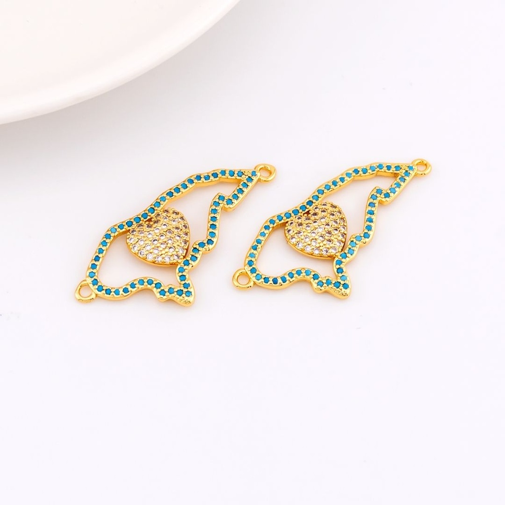 Enlace corazon mapa honduras  micropave con baño 18k