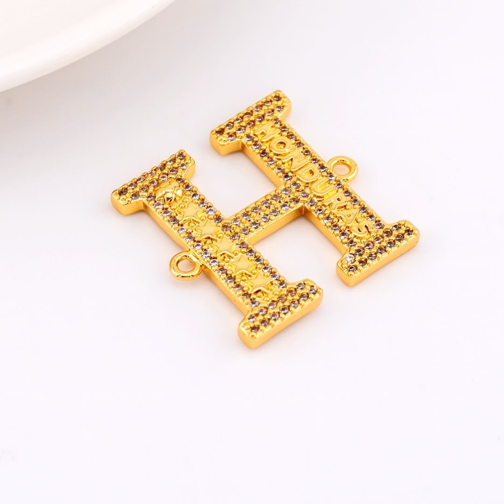 Enlace honduras  letra H micropave con baño 18kY02095