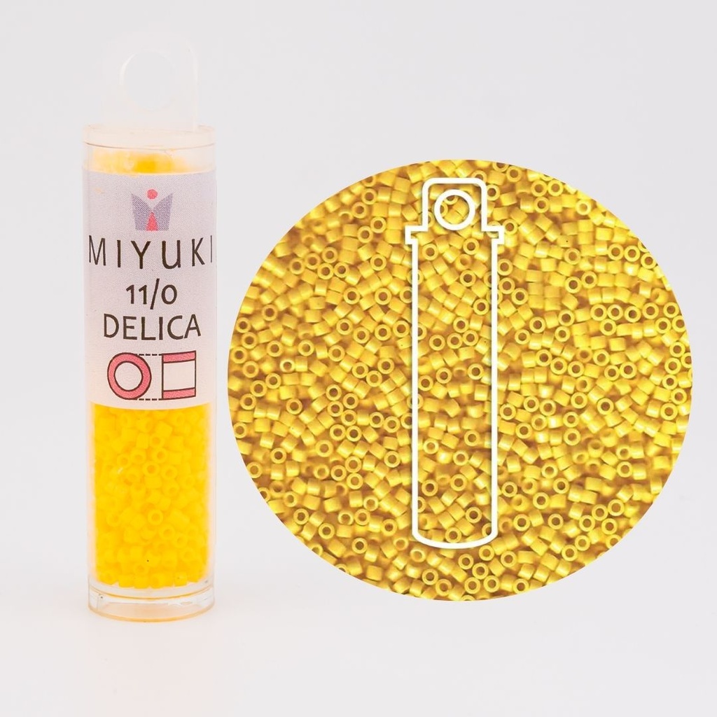 MIYUKI delica 11/0 CANARIO OPACO, 7.2 gr