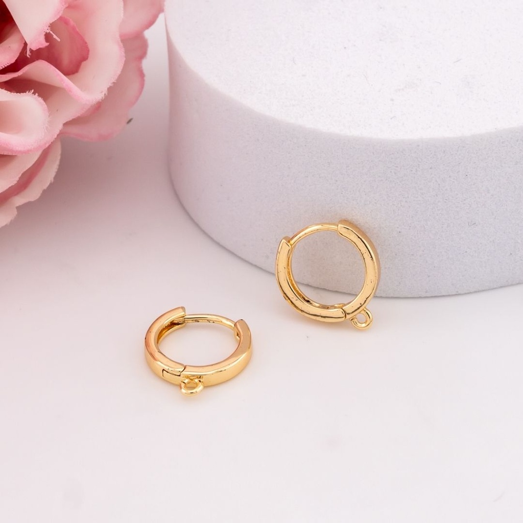 Patente de argolla baño 18k