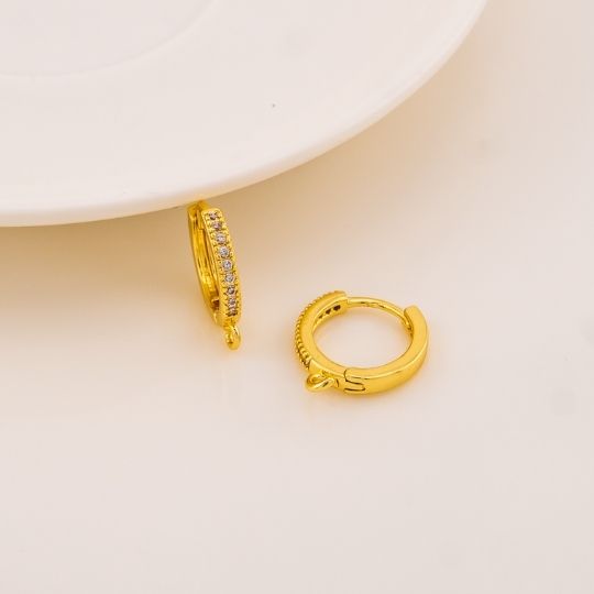 Patente de argolla 15mm en micropave
