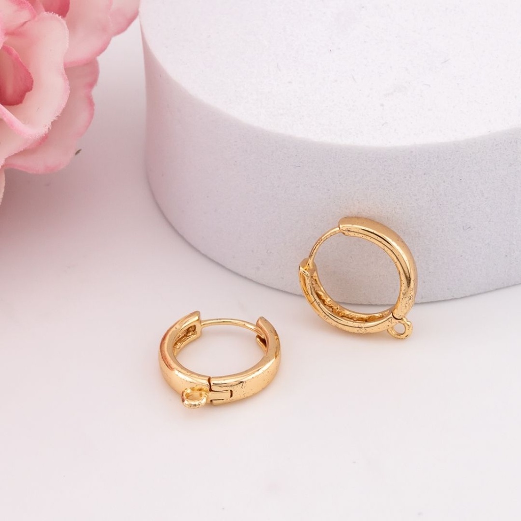 Patente de argolla baño 18k