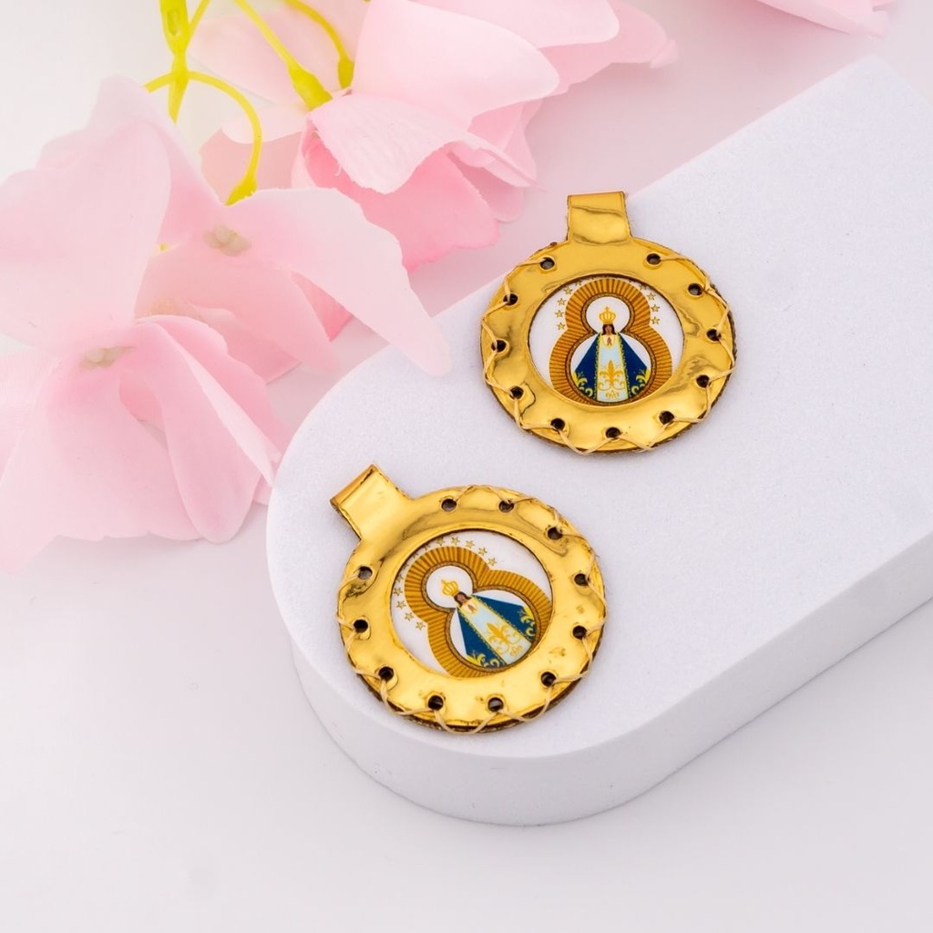 Escapulario redondo para tejer VIRGEN SUYAPA (mediano)