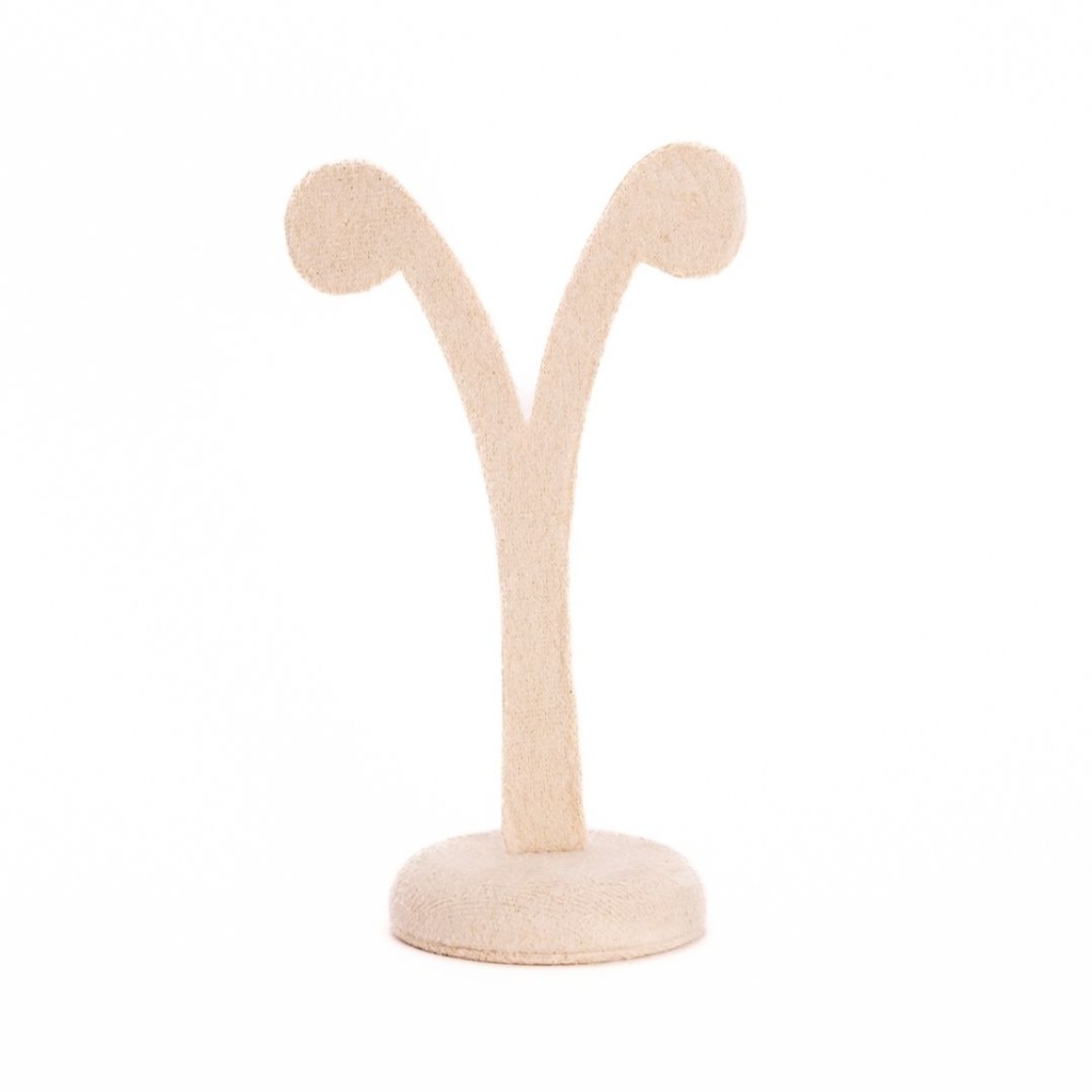 Exhibidor para aretes crema