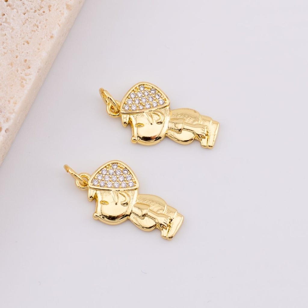 DIje  micropave  niño baño de 18k