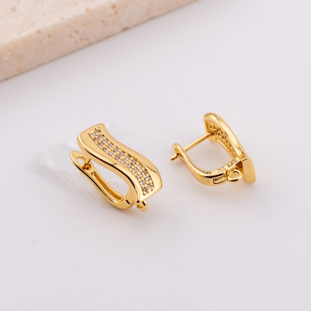 Patente micropave con baño de 18k