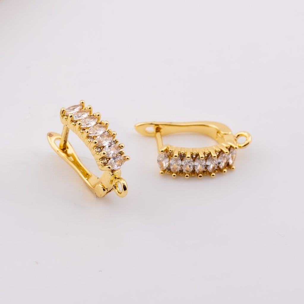 Patente micropave con baño de 18k