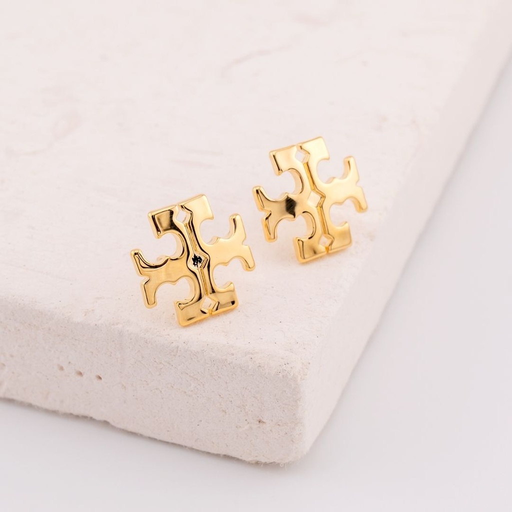 Arete marca baño 18k