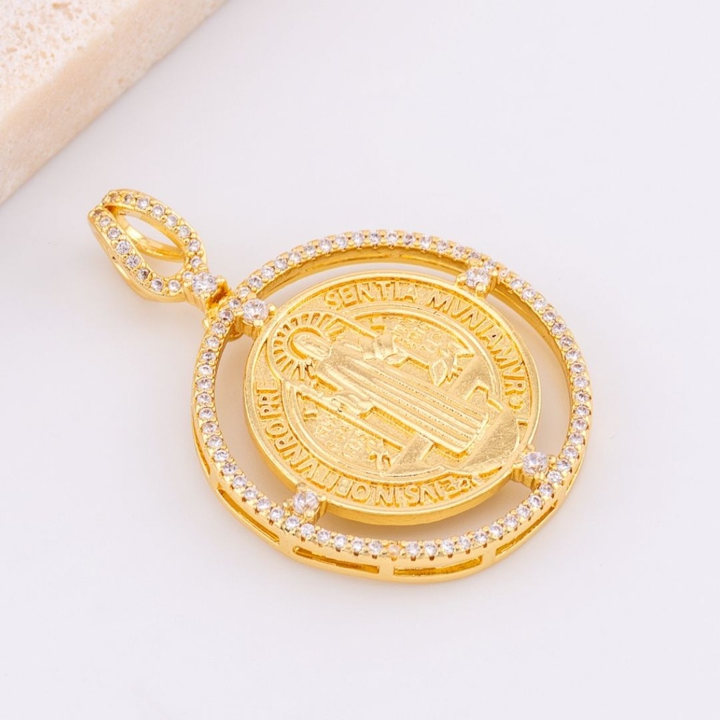 DIje micropave religioso baño de 18k