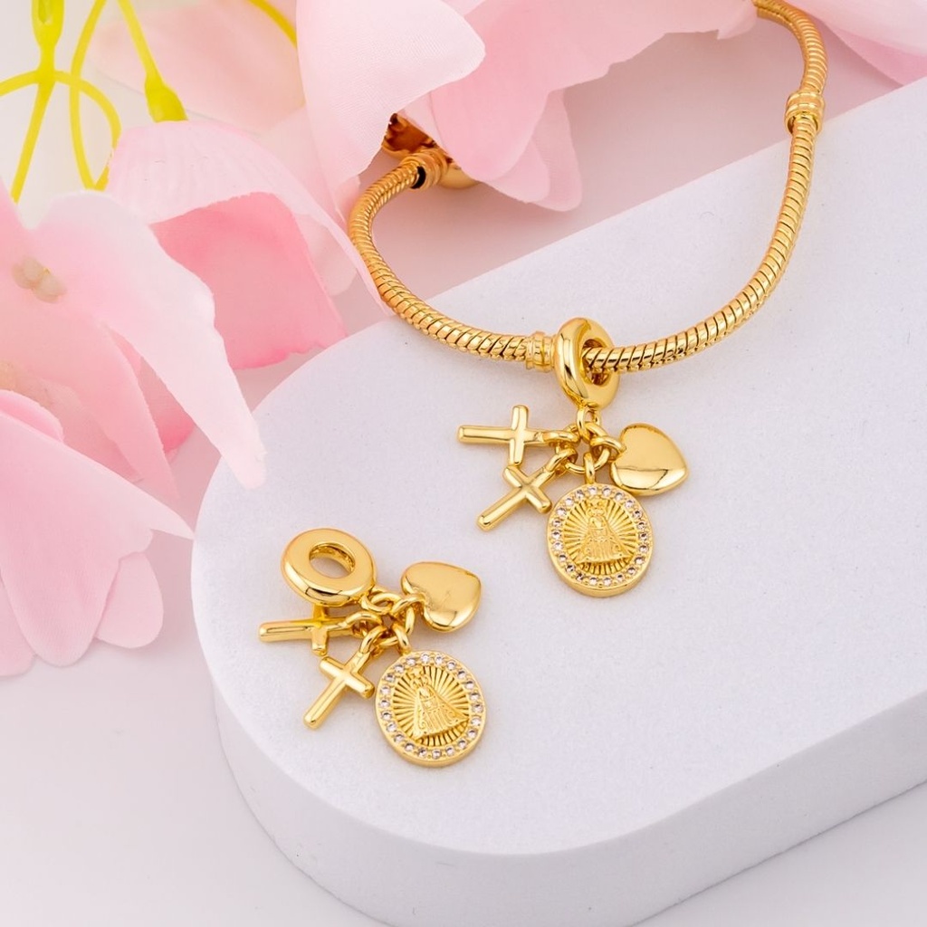 Charm VIRGEN SUYAPA baño 18k