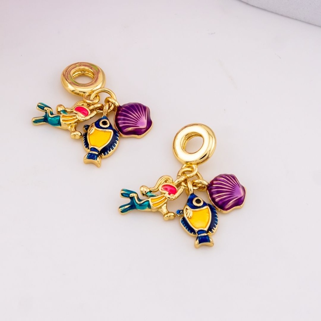 Charm de verano baño 18k