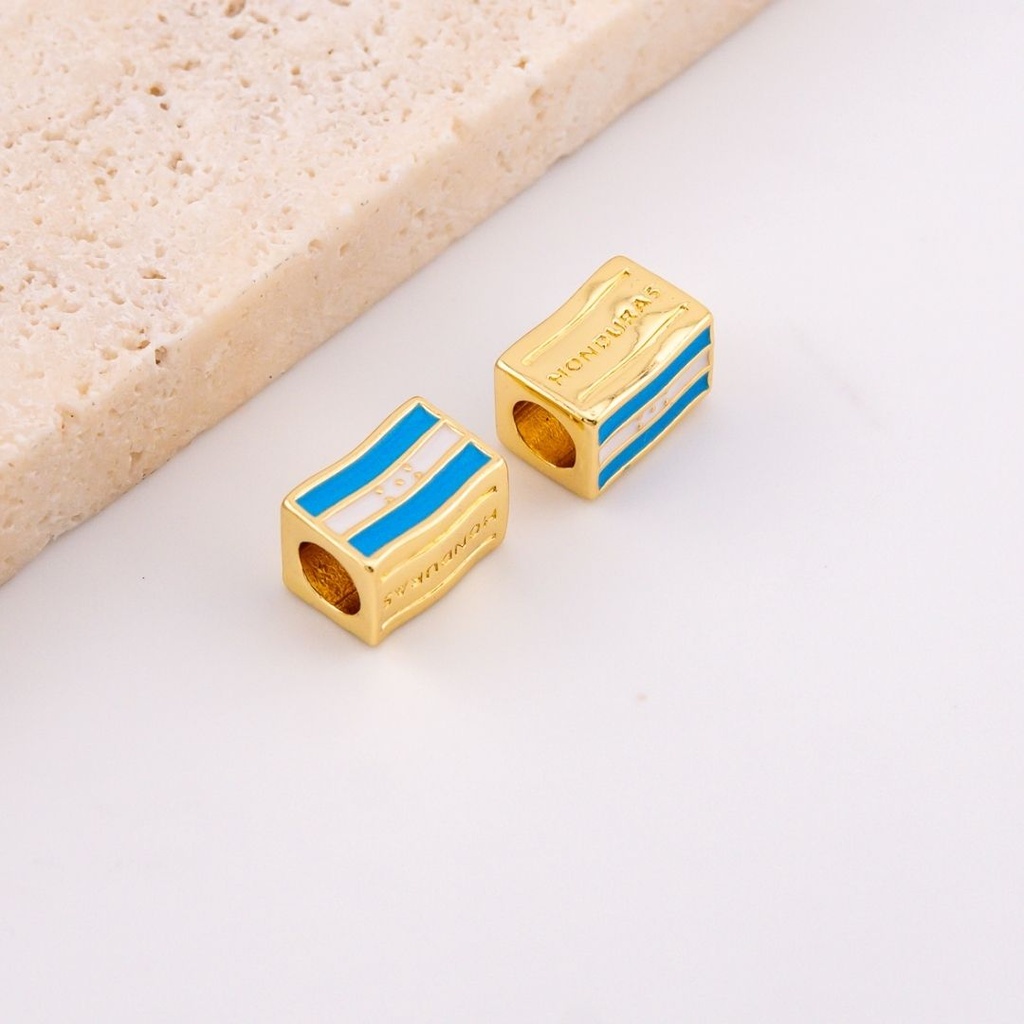  Separador HONDURAS bandera esmaltado baño 18k
