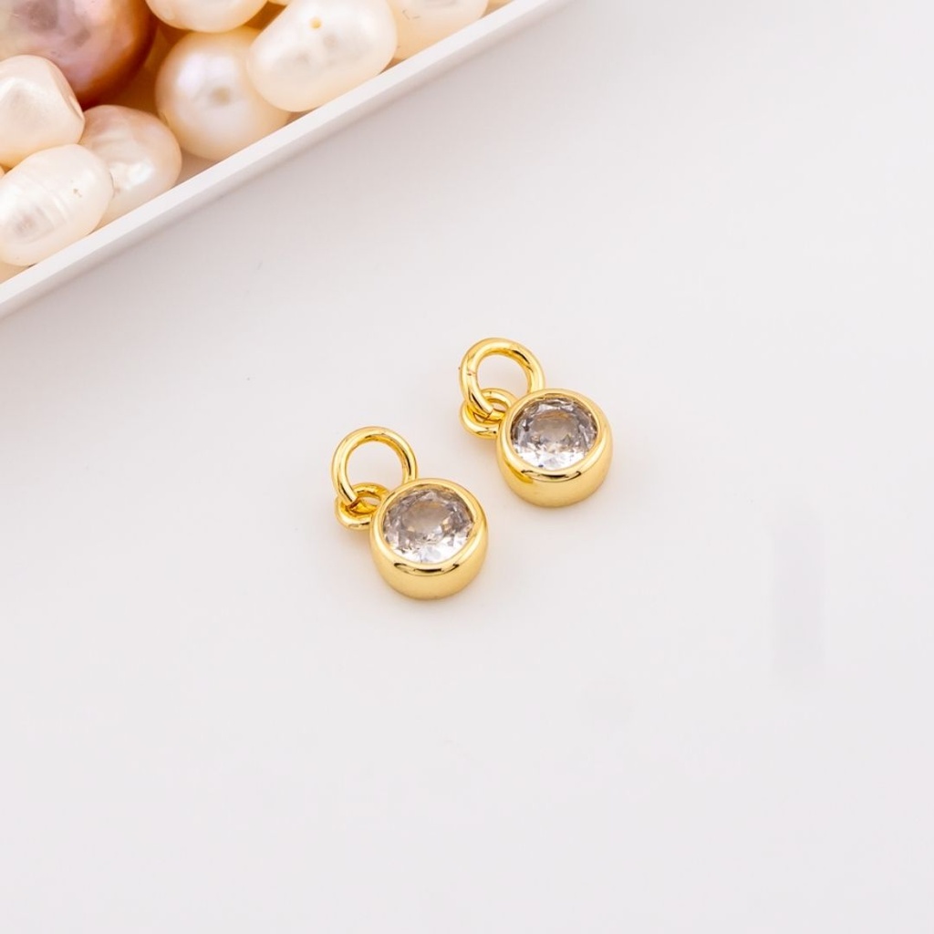 Dije mini con micropave baño 18k