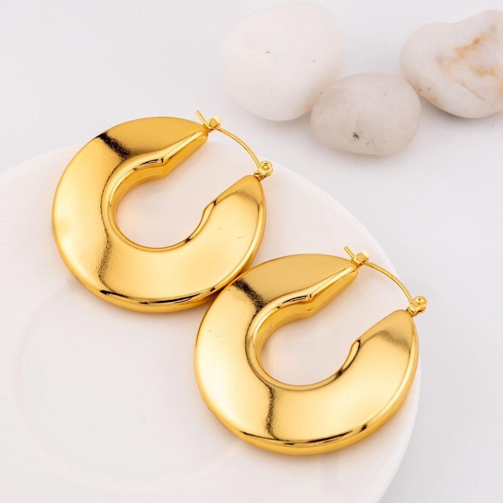 Aretes hoops en acero inoxidable