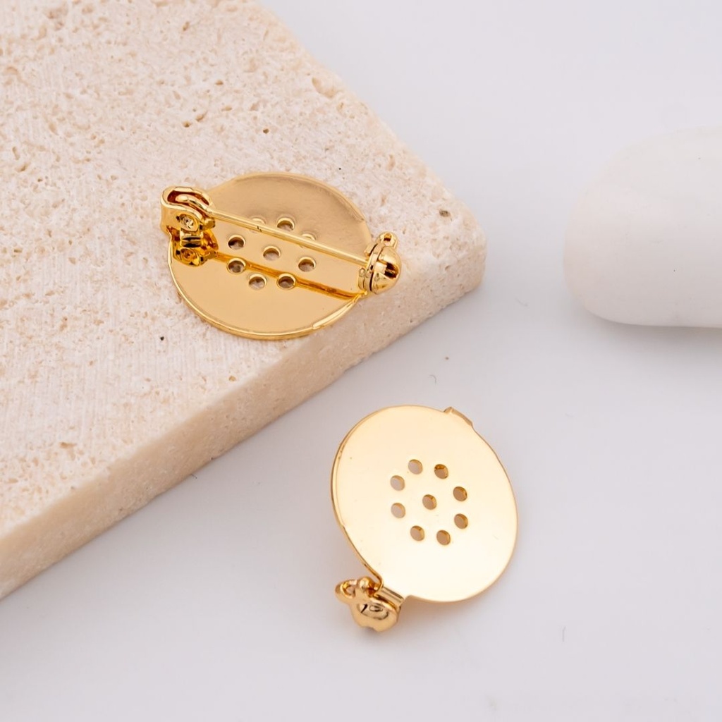 Pin para tejer baño 18k