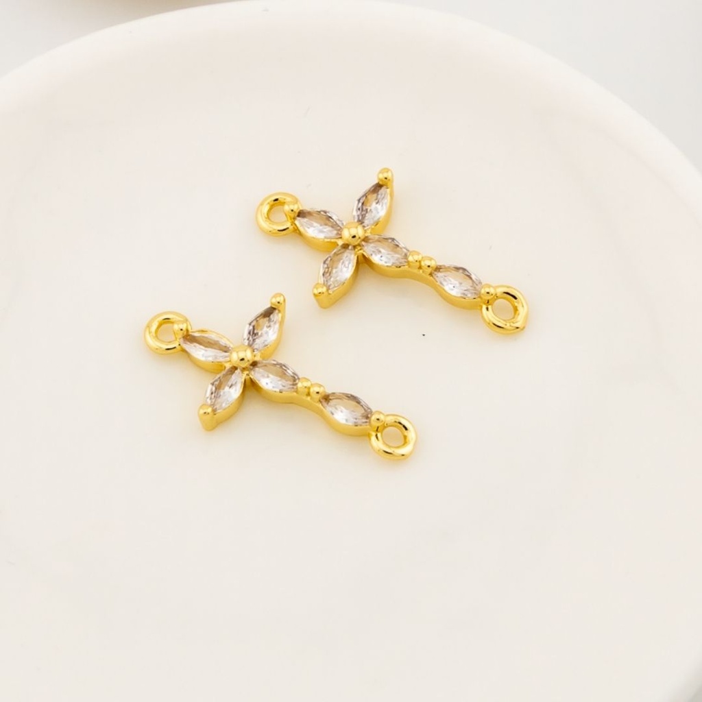 Enlace cruz micropave y baño 18k