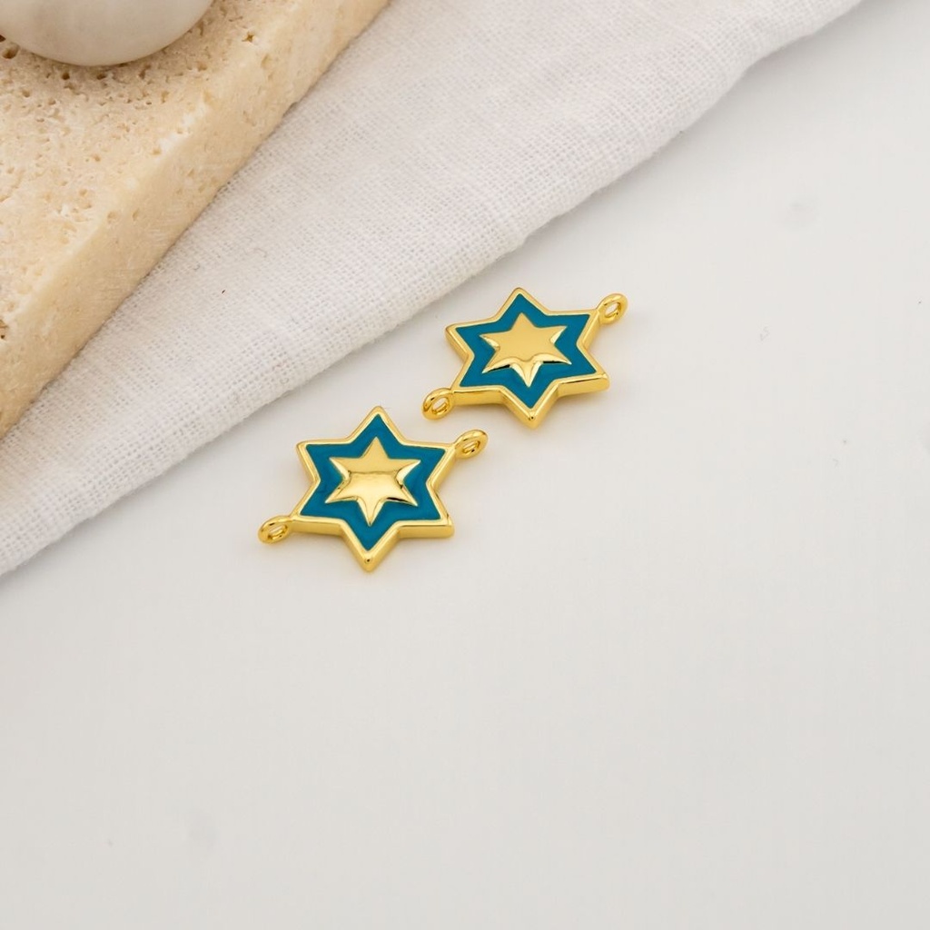 Enlace estrella baño 18k