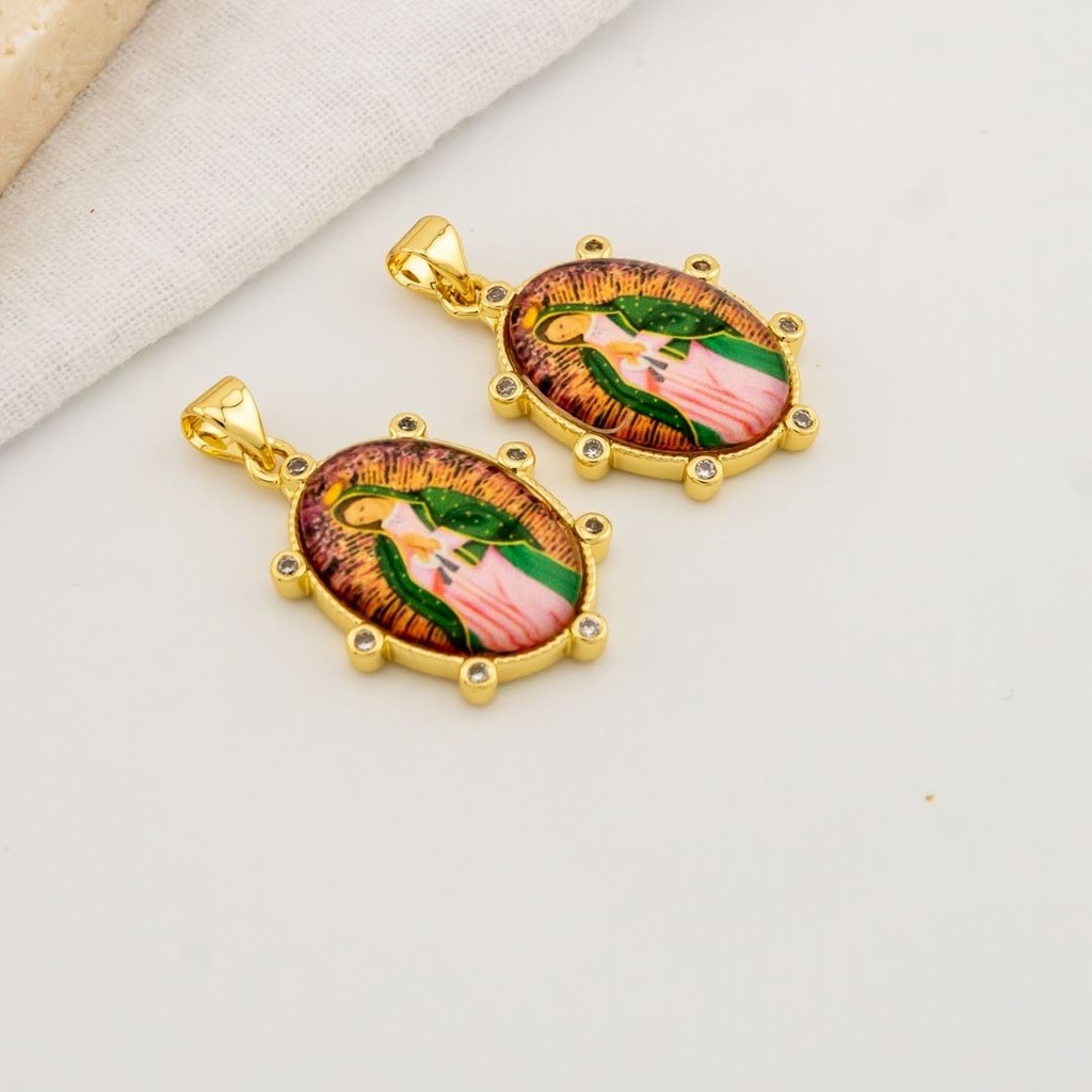 Dije religioso baño 18k